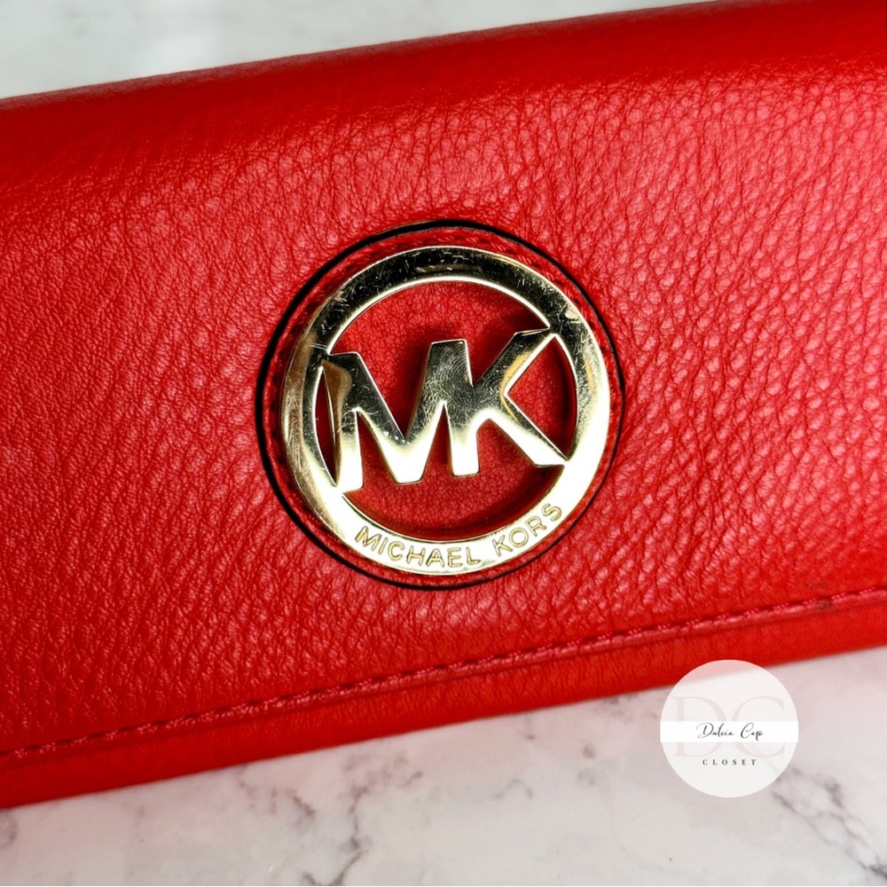MICHAEL KORS Mandarin Leather Wallet - Picture 2 of 8